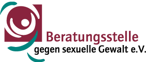 Offizielles Logo der Beratungsstelle gegen sexuelle Gewalt e.V., bestehend aus einer stilisierten Figur in einem Kreis und dem Schriftzug.